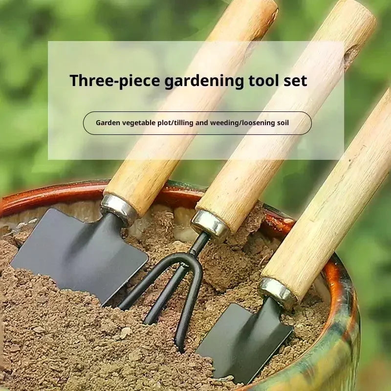 3Pcs/Set Mini Garden Tool Set For Garden Plants Flower Pot Cactus Vegetables Digging Weeding Indoor Small Plants Garden Tools