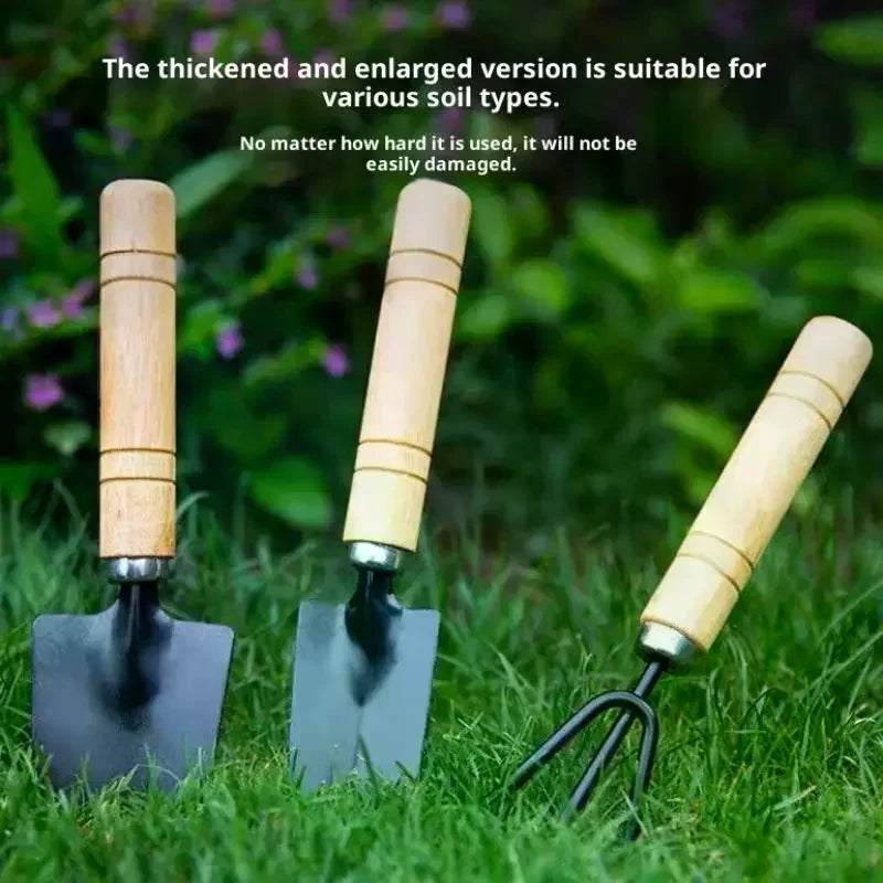 3Pcs/Set Mini Garden Tool Set For Garden Plants Flower Pot Cactus Vegetables Digging Weeding Indoor Small Plants Garden Tools
