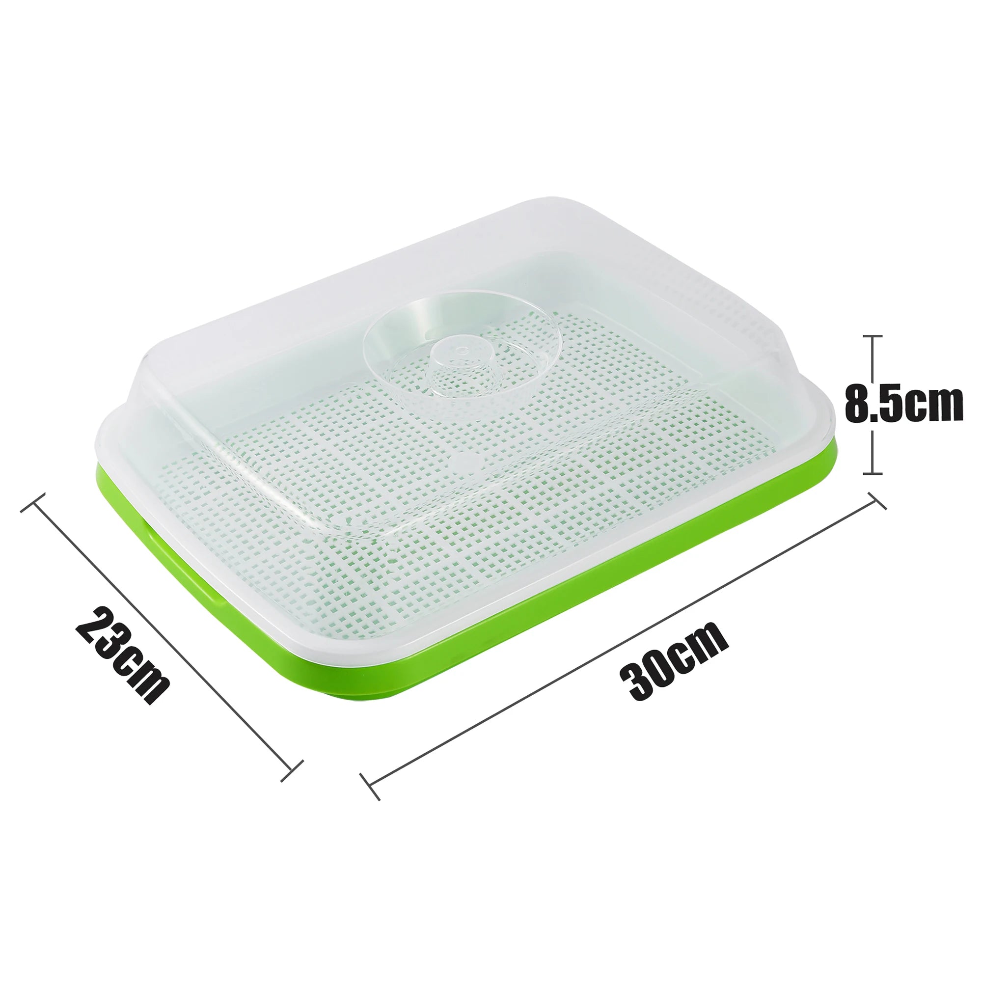 Sprouting Tray Box Pea Bean Wheat Cat Grass Seedling Germination Planting Soilless Hydroponics Nursery Plate Seed Sprouter