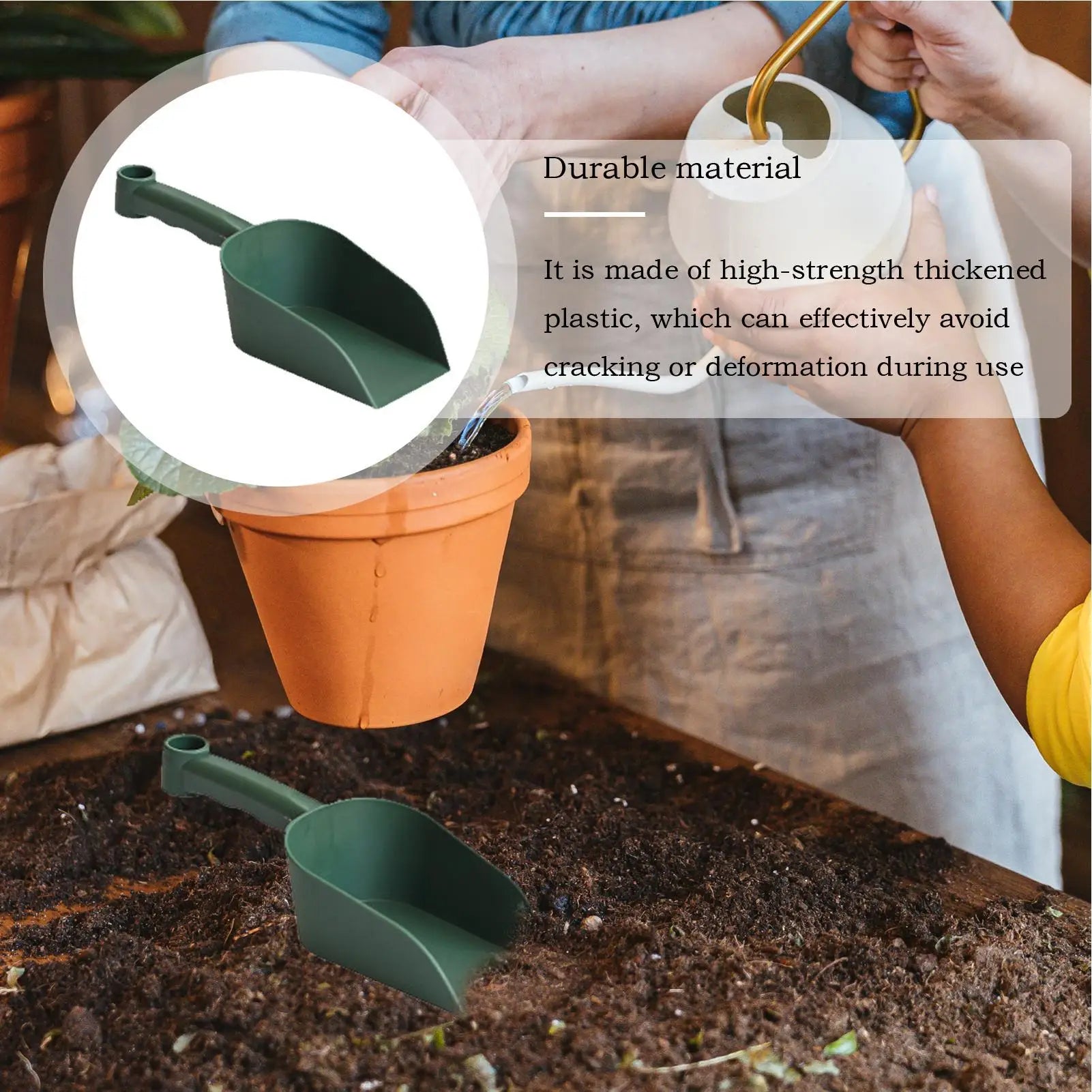 Small Plastic Garden Shovel Multifunctional Plant Shovel For Outdoor Garden Soil Fertilizer Hand Shovel Tool Household Tools