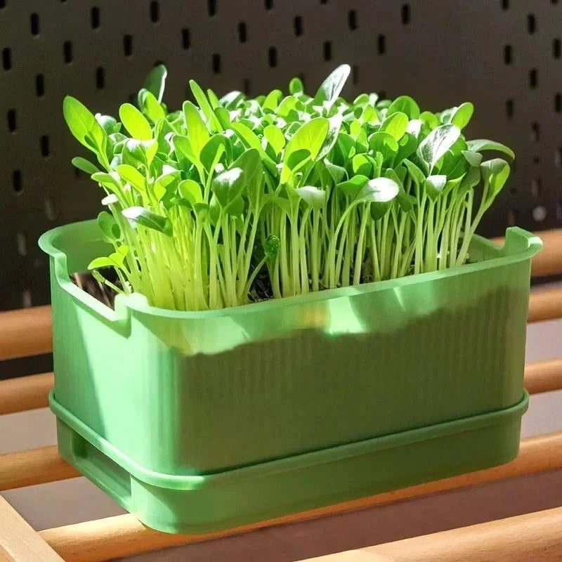 Plastic Grow Nursery Pots Vegetable Soilless Nursery Trays Seed Germination Tray Seedling Sprout Plate Garden Supplies