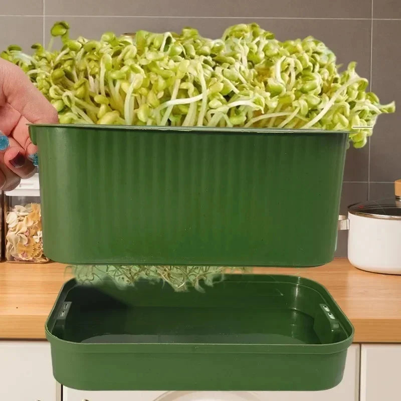 Plastic Grow Nursery Pots Vegetable Soilless Nursery Trays Seed Germination Tray Seedling Sprout Plate Garden Supplies