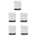 5Pcs Self Watering Plant Pot, Flower Planters, Modern Flower Pots with Water Reservoir, Mini Plant Pots Herb Garden Planter