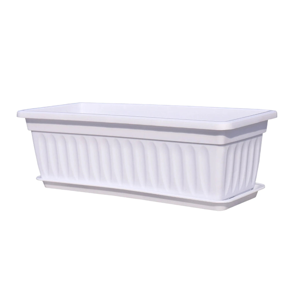 Plastic Vegetable Planters Rectangular Flowerpots For Balcony Indoor Gardening Breathable Plants Pots Garden Tools