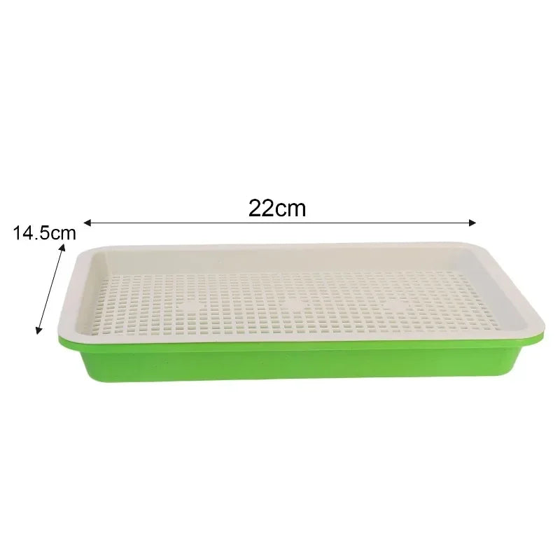 3/1PCS Germination Tray Plant Seeds Pot Garden Double Layer Arc Soilless Hydroponics Seedling Sprout Plate Gardening Accessories