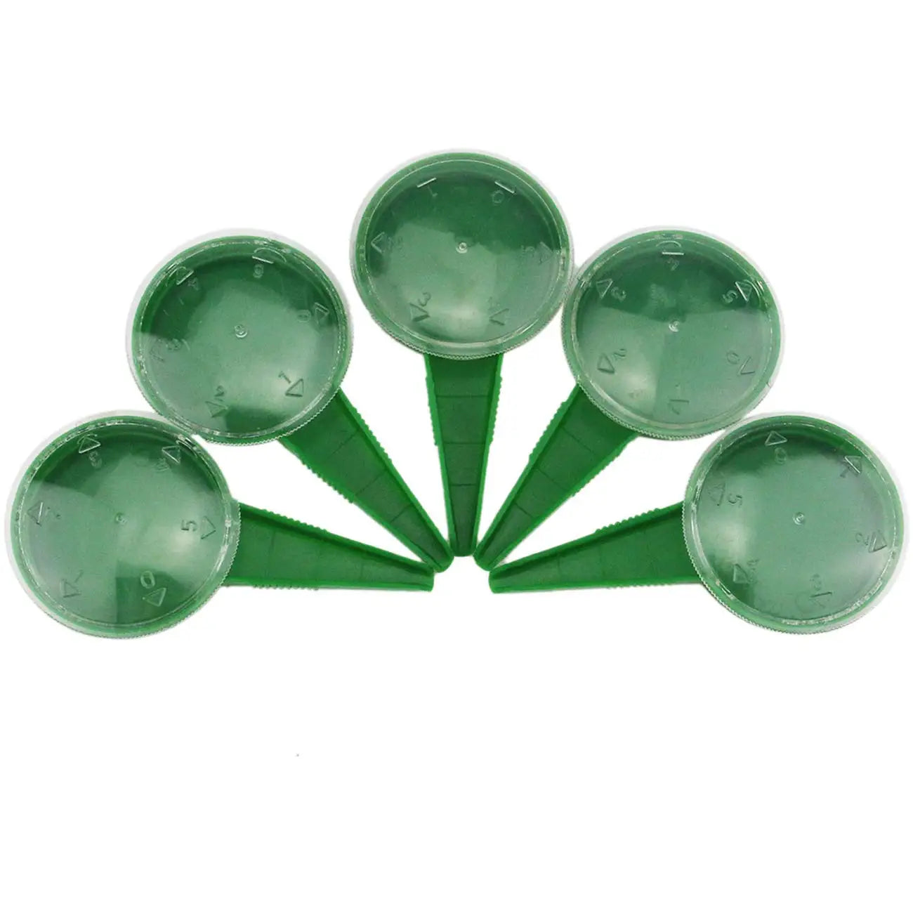 1/2/5PCS Green Seed Dispenser,Garden Plant Adjustable Seeder Sower Planter, Hand Seeder Seed Dispenser for Lawn Garden Spreaders