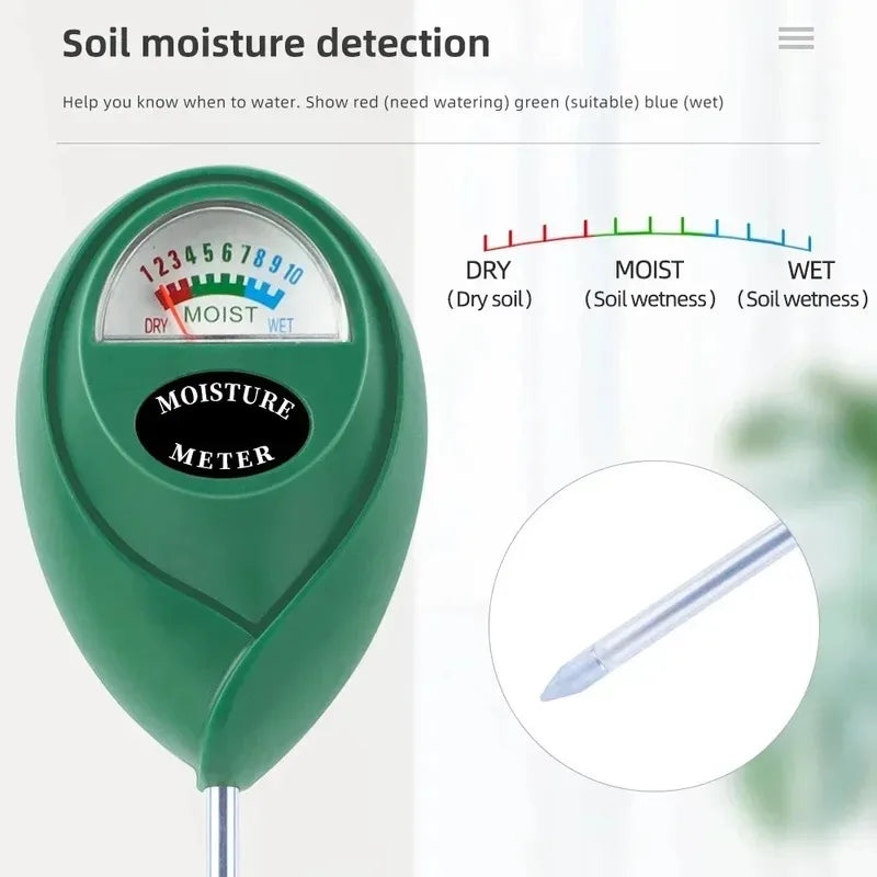 Soil Moisture Meter Plant Watering Test Soil Humidity Monitor Detector Hygrometer Flower Testing Home Gardening Measuring Tool