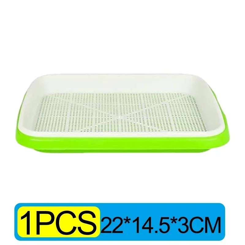 3/1PCS Germination Tray Plant Seeds Pot Garden Double Layer Arc Soilless Hydroponics Seedling Sprout Plate Gardening Accessories