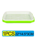 3/1PCS Germination Tray Plant Seeds Pot Garden Double Layer Arc Soilless Hydroponics Seedling Sprout Plate Gardening Accessories