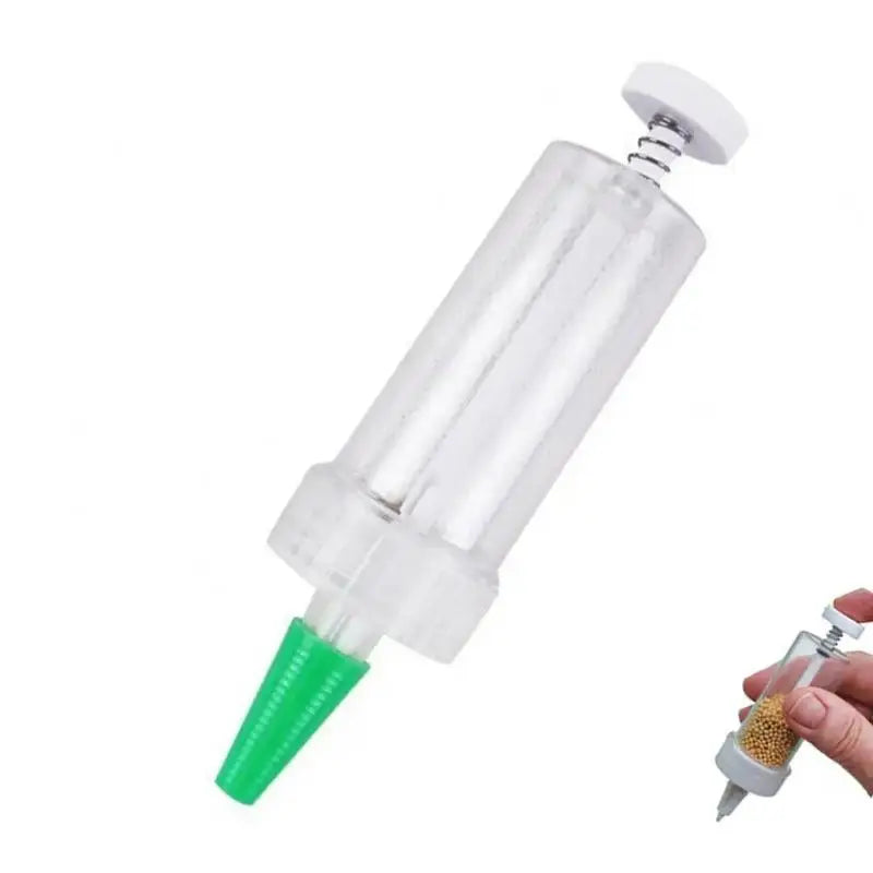 Handheld Seed Dispenser, Mini Manual Seeder Tool For Garden Planting, Flower Pot & Garden Bed Essential Gardening Supplies