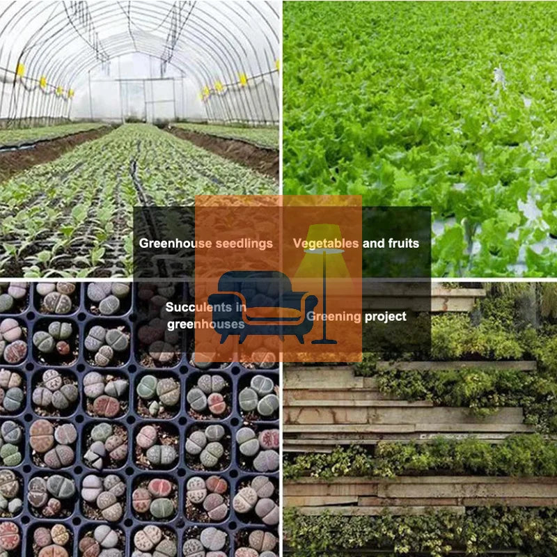 10Pcs Seedling Trays Plastic Gardening Germination Trays Black Seedling Container Garden Supplies For Vegetable Flower