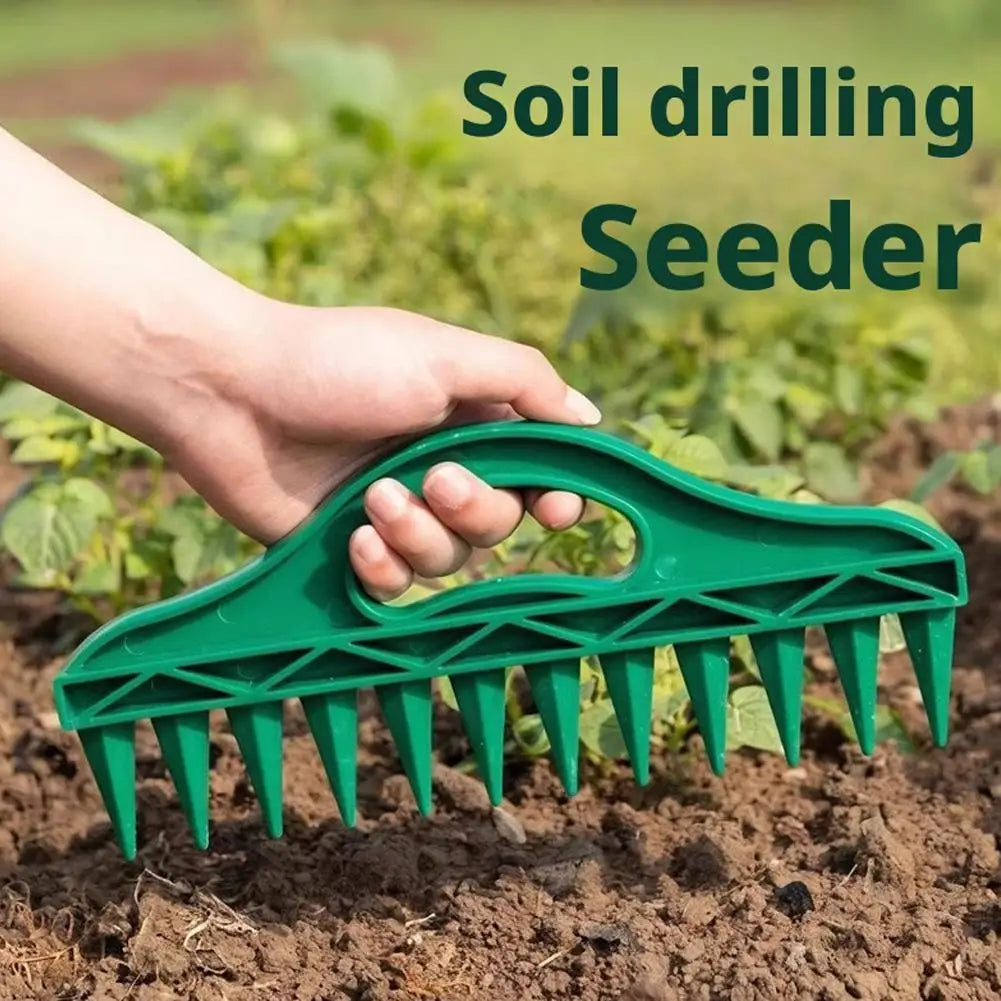 Manual Seeder Plant Seeds Soil Sowing Drill Garden Plants Vegetables Seed Drill Dispenser Flower Grow Gardening Accessories