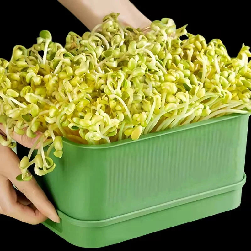 Plastic Grow Nursery Pots Vegetable Soilless Nursery Trays Seed Germination Tray Seedling Sprout Plate Garden Supplies