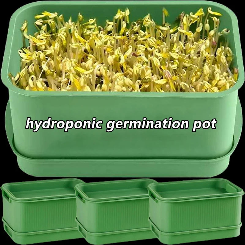 Plastic Grow Nursery Pots Vegetable Soilless Nursery Trays Seed Germination Tray Seedling Sprout Plate Garden Supplies
